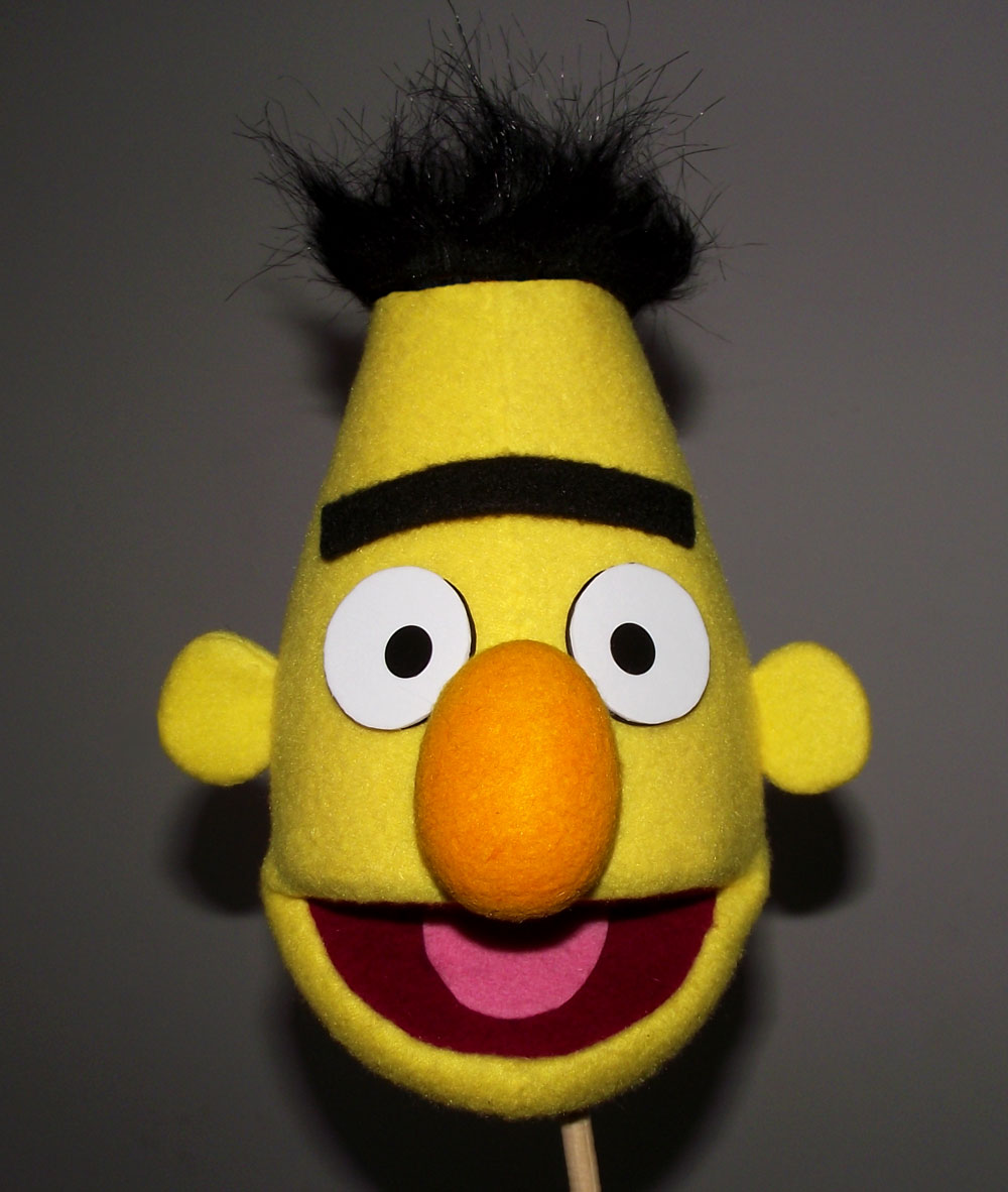 bert hand puppet