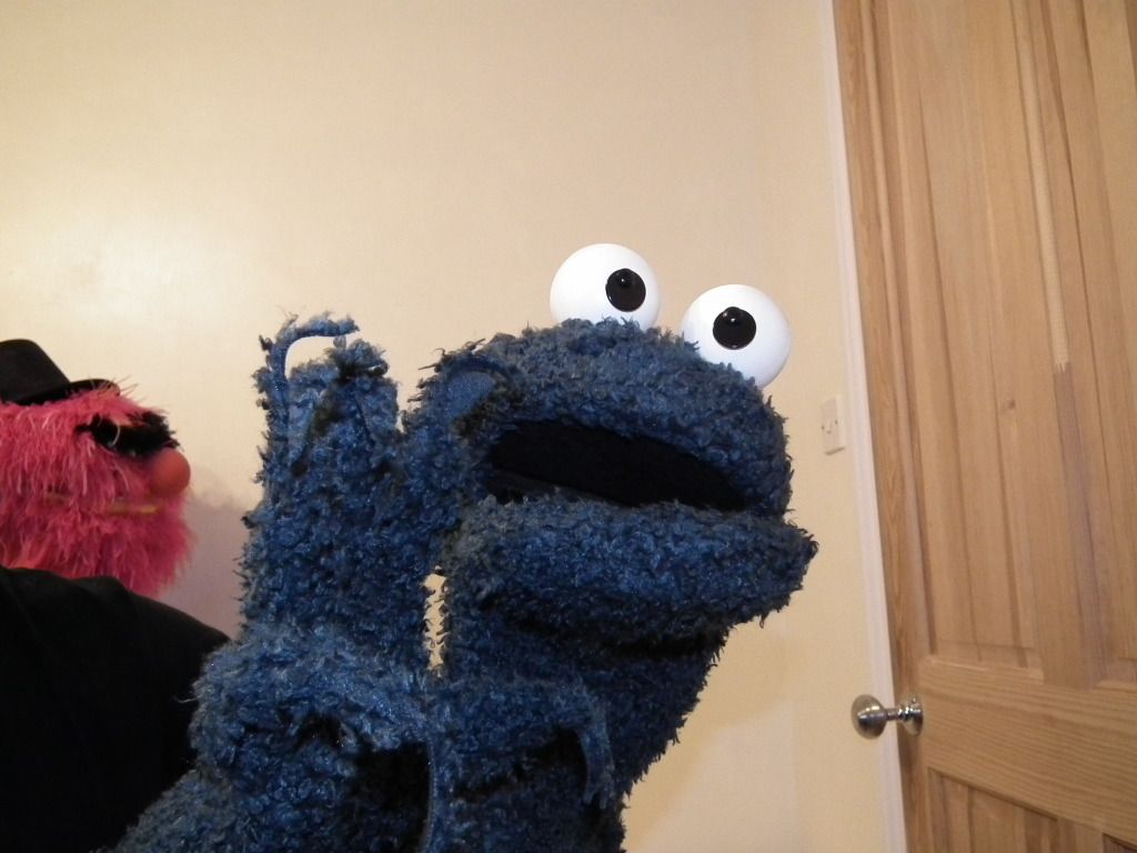 cookie monster puppet